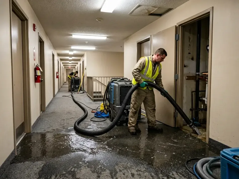 multi-unit-apartment-hallway-f-005 — frequently asked questions, Emergency Burst Pipe Water Extraction & Removal in Birch Ba…